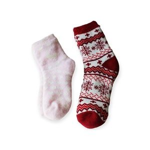 2-pair Cozy Sock Bundle. Size S, Size M